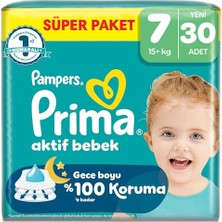Kazan Hobi Bebek Bezi Aktif Bebek Süper Paket 7 Beden 30 Adet