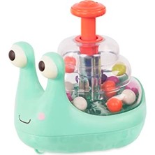 Kazan Hobi B. BX1561Z Bebek - Işıklı Top Popper - Parlayan Salyangoz Küçük Çocuklar - Gelişimsel Faydalar - Etkileşimli Oyuncak - 10 Ay + - Escar-Glooooow, Çoklu