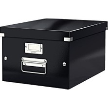 Kazan Hobi 60440095 Orta Boy Saklama ve Taşıma Kutusu, A4, Click ve Store Için, Siyah
