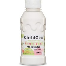 Kazan Hobi Süper Yıkanabilir Parmak Boyası, 350 Ml, Beyaz