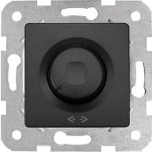 Kazan Hobi Dimmer Rl Mekanizma ve Kapak 500W 20 Linnera Life Gece Siyahı Pro