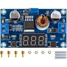 Kazan Hobi XL4015 Ayarlanabilir Dc-Dc Voltaj Düşürücü Modül, 5A ve 75W Step-Up Özelliği