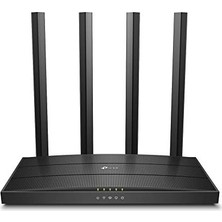 Kazan Hobi Archer C6, AC1200 Mbps Kablosuz Mu-Mımo Wi-Fi Router, 4 Gigabit Lan Bağlantı Noktası, Beamforming, Wpa3, Access Point Modu, Ebeveyn Denetimleri