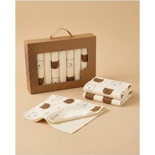 Kazan Hobi Bebek Ağız Mendili Beyaz 25 x 25