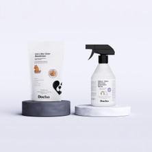 Kazan Hobi Aktif Karbon Kedi Kumu Koku Giderici 400 G ve Enzimatik Leke Çıkarıcı Sprey 500 ml Seti