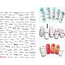 Kazan Hobi Dekoratif Tırnak Süsleme Stickerı