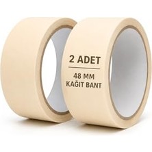 Kazan Hobi Maskeleme Bandı Boya Bandı Kağıt Bant, 48 Mm, 2'li