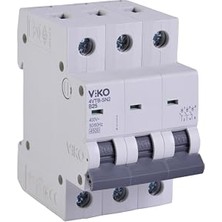 Kazan Hobi 4VTB-3B25 Otomatik Sigorta 4,5ka B Tipi 3 Kutup, 25A