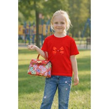 Vodexa 23 Nisan Çocuk Tişört Unısex (Kız-Erkek) %100 Pamuk Baskılı Rahat Kalıp Günlük Bayram T-Shirt
