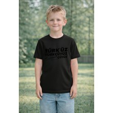 Vodexa 23 Nisan Çocuk Tişört Unısex (Kız-Erkek) %100 Pamuk Baskılı Rahat Kalıp Günlük Bayram T-Shirt