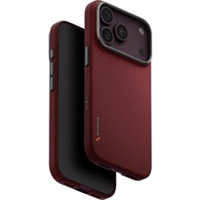 UNIQ Better By Design Iphone 18 Pro Keva Edge Slim Karbon Kapak %100 Armaid Fiber Magsafe Darbeye Dayanıklı Kılıf