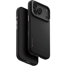 UNIQ Better By Design Iphone 18 Pro Keva Edge Slim Karbon Kapak %100 Armaid Fiber Magsafe Darbeye Dayanıklı Kılıf