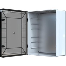 Kazan Hobi Abs Pano 40 x 50 x 20 cm Taban Saclı IP65 Plastik Pano Montaj Plakalı Elektrik Kutusu Pano Darbeye Dayanıklı Dış Ortam Muhafaza Kutusu Abs Pano Poli 028