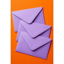 Kazan Hobi Minik Zarf, 7x9 cm 50 Adet (Mor) 7 x 9