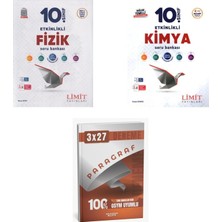 Anla Kazan Yayınları 2027 Limit 10. Sınıf Etkinlikli Fizik + Kimya Maarif Soru + Anla Kazan Paragraf Deneme 3'lü Set