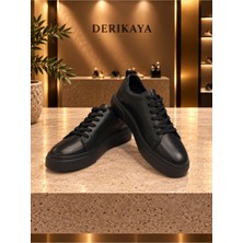 Derikaya Erkek Siyah Günlük Casual Ayakkabı