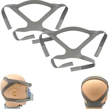 Kazan Hobi Şapka, Cpap Maske Başlık Kayışı, Resmed Mirage Serisi ve Philips Respironics Cpap Maskesi Için Evrensel Cpap Başlık Kayışı, Rahat Dayanıklı Esnek Malzeme, Standart Gri (Yalnızca ) (2 Adet)