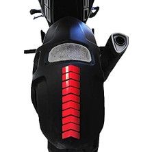 Kazan Hobi Ok Tasarımlı Bayrak Kırmızı Çamurluk Kask Sticker