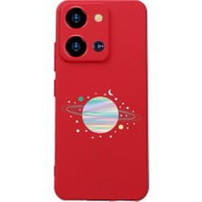 Kazan Hobi S19 Max Pro S Zoom Kırmızı Silikon Kılıf, Kamera Korumalı