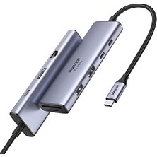 Kazan Hobi USB C Hub, USB C/usb A Port, 4K 60Hz Hdmı, Pd 100W, Ethernet, Sd/tf Kart Yuvaları