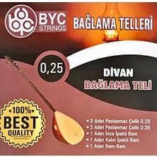 Kazan Hobi BYC25 025 Divan Saz Teli Seti, Divan Bağlama Teli, Bam Bam Teli