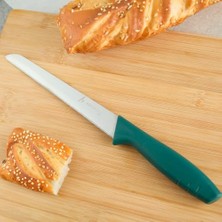 Kazan Hobi Yeşil Lazer Ekmek Bıçağı, 17 cm