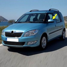 Kazan Hobi Skoda Roomster 2006-2015 ile Uyumlu Sol Dış Dikiz Aynası Kapağı 5J0857537A