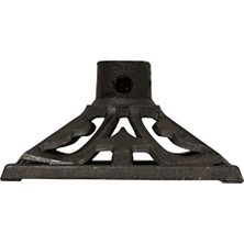 Kazan Hobi Dökme Demir Meşale Standı, Siyah, 9.1l x 9.1W x 4.8h -Inç, 1312322