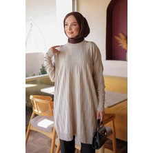 İmaj Butik Taş Soğuk Iplik Triko Tunik