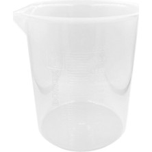 Borox Plastik Beher 600 ml - Ölçü Kabı - Mavi Skala
