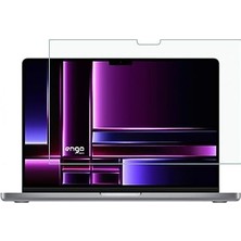 Kazan Hobi Apple MacBook Pro 14.2 Inç Uyumlu 9h Temperli Kırılmaz Esnek Nano Cam Ekran Koruyucu, Çizilmeye ve Darbeye Dayanıklı, Hd Şeffaf M2 Max