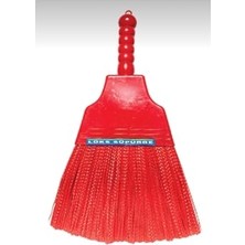 Kazan Hobi Süpürge; Orta Boy Plastik Temizlik Süpürgesi Saplı Battal 50 Cm, BRC162413032025
