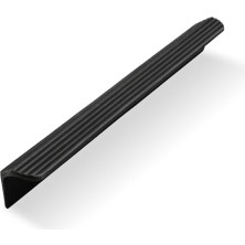 Kazan Hobi Siyah 416 mm Metal Olifka Çizgili Mat Çekmece Kulp Modern Lüks Mobilya Dolap Çekmece Kulbu