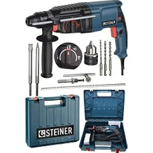 Kazan Hobi Alman 3000 W Darbeli Matkap Kırıcı Delici Hilti + 1 Adet Mandren + 5 Adet Uç