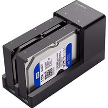 Kazan Hobi USB 3.0 Sata Çift Yuvalı Çevrimdışı Klon Sabit Disk Istasyonu, 2,5 Inç Veya 3,5 Inç Sata I Iı Iıı HDD ve Ssd, 12 V Güç Kaynağı, 2 x 18TB Max (6528US3)