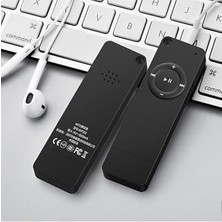 Kazan Hobi Kulaklık, Tastech Bluetooth Lu Mp3 Player Dahili Hoparlör Kablolu ve Kablosuz ile Kullanabilme Mini Mp3 Çalar Siyah