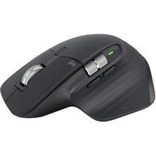 Kazan Hobi Mx Master 3s Performans Kablosuz Mouse, 8.000 Dpı, Sessiz, Ergonomik, Ultra Hızlı Kaydırma, Çoklu Cihaz, Bluetooth, Logi Bolt USB Alıcı, Siyah