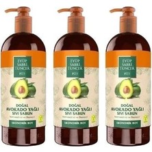 Kazan Hobi Doğal Avokado Yağlı Sıvı Sabun 750 ml x 3
