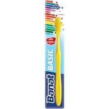 Kazan Hobi Basic Diş Fırçası, Orta Sertlik (Sarı)