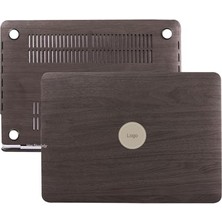 Kazan Hobi MacBook Pro 13 Inç M1 M2 A2338 Uyumlu Wood Look Vinlex Kaplama Sert Koruyucu Kapak, A1706 A1708 A1989 A2159 A2251 A2289 Ahşap Desenli Laptop Kılıfı