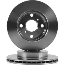 Ayd 50228 Ön Fren Diski (Hava Kanalli) Toyota Yaris 1,0l 1,3l 1sz-Fe 2nz-Fe NCP10 SCP10 (Küçük Tip - Arkalar Kampana Ise) 99-05 (235 Çap x 4 Bijon) - 4351252050-4351252020-4351252010