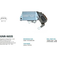 Genon N035 Alt. Konjektor 12V Toyota Land Cruiser - Hı-Ace - Hı-Lux (L. I. S) VR-H2005-46A-IN453