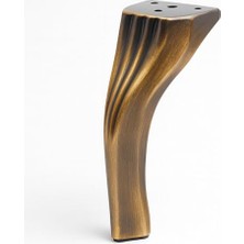 Kazan Hobi 14 cm Sarı Metal Kesit Eskitme Antik Mobilya Ayağı Ayakları Ünite Baza Koltuk Kanepe Sehpa Masa
