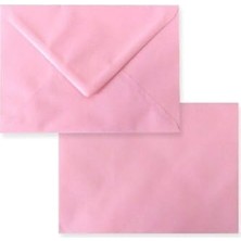 Kazan Hobi Ege Can Çiçek Malzemeleri Zarf Pembe Mini 7 * 9 cm 100 Adet Not Zarfı