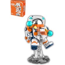 Kazan Hobi Mini Space Serisi Astronot JK8505 (+302 Parça) Oyuncak Yapım Seti