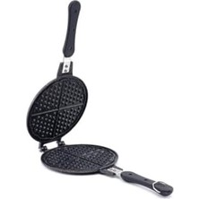 Kazan Hobi Döküm Waffle Tavası, Bakalit Sap