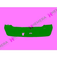 Pulo P2-Rsb2 Tampon Arka Mat Siyah Renault Clio Symbol 2006-2008 7701209680-7702295501