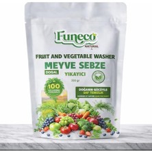 Kazan Hobi Meyve & Sebze Yıkayıcı 350 G – Bitki ve Mineral Bazlı Doğal Temizleyici Toz – Vegan, Food Grade, 100 Kullanımlık