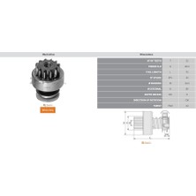 Zen 0313 Mars Dislisi 12 Dıs Ford Transit UMD-5658-2006209407-2006209437