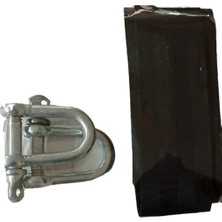 Kazan Hobi Çeki Halatı, 2 Metre, 2 Ton, Ağır Hizmet Araç Çekme Halatı, Kancalı, Dayanıklı